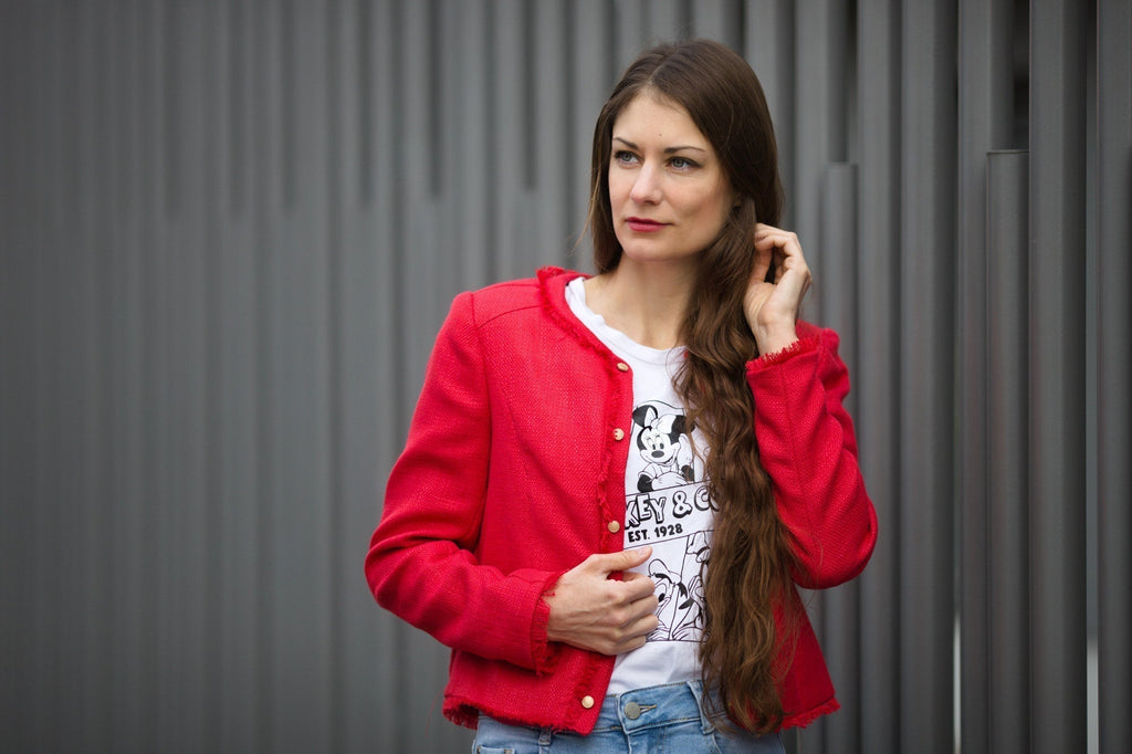 Nähbeispiel vom Chanel Korall