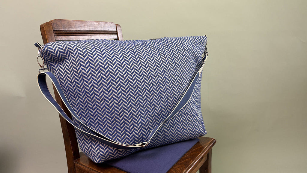 Tasche nähen – Modell „Trude“ aus German Tweed