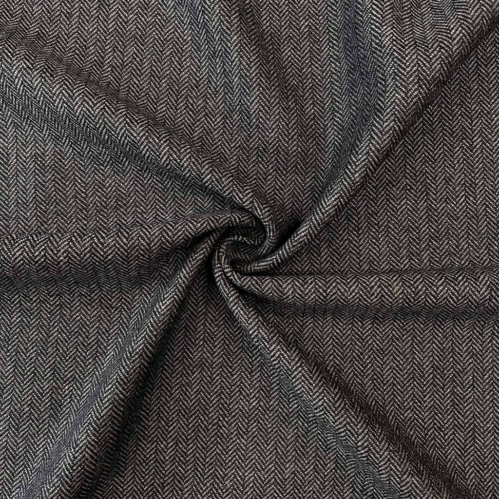 Produktfoto von unserem German Tweed Fischgrat in Anthrazit 