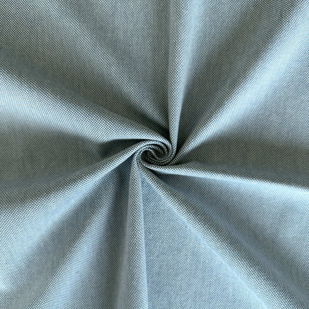 Baumwollpanama in der Farbe Himmelblau