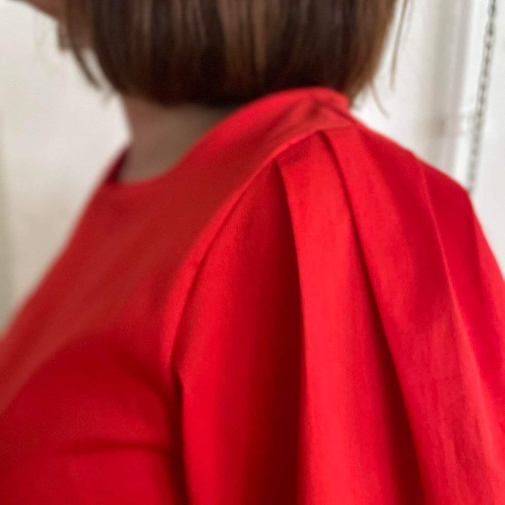 Detailaufnahme Bluse Svenja aus unserem Cotton Stretch Chino