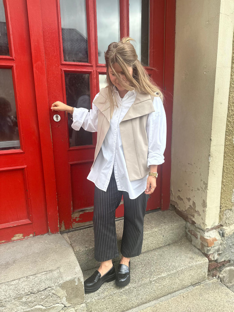 Nähbeispiel vom Romanit Jersey in der Farbe Beige 