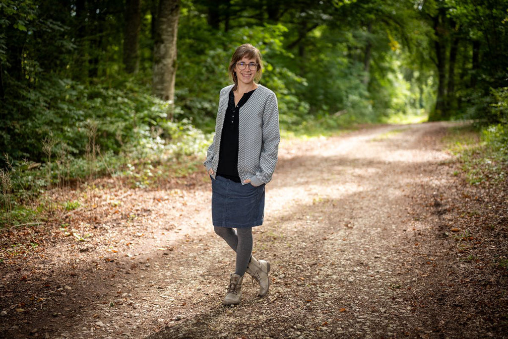 Blouson aus unserem German Tweed