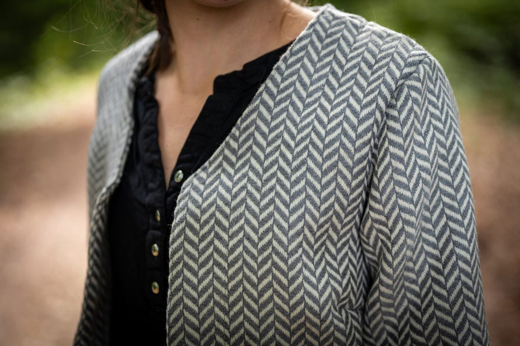 Blouson aus unserem German Tweed