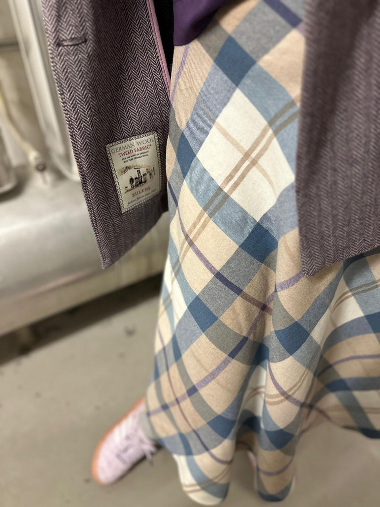 Nähbeispiel aus unserem Edelflanell CARRIE