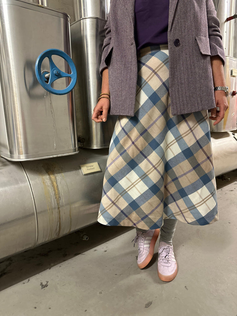 Nähbeispiel aus unserem Edelflanell CARRIE