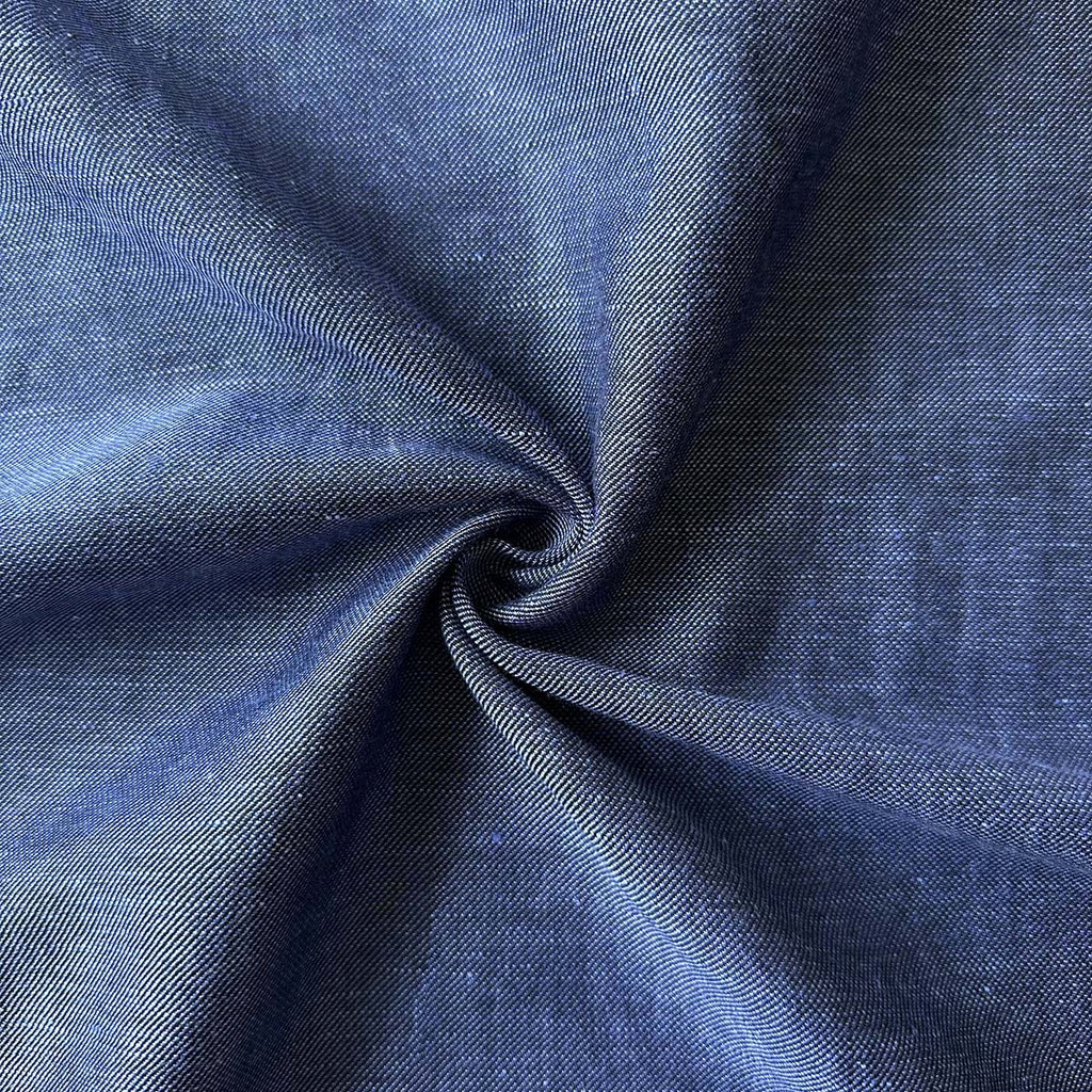 Produktfoto vom Wolle-Leinen-Mix als Uni in Blau