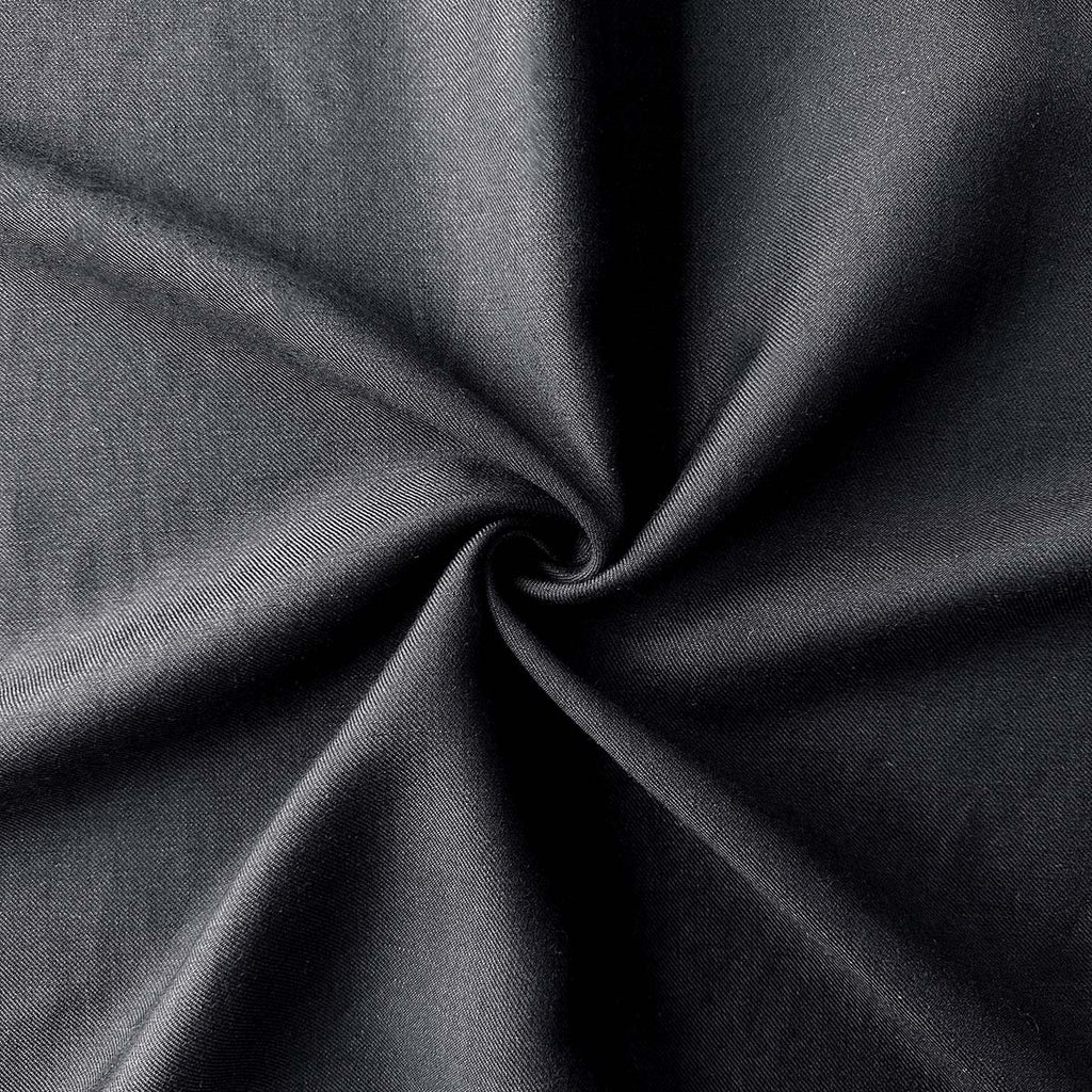 Produktfoto vom Wolle-Leinen-Mix als Uni in der Farbe Schwarz
