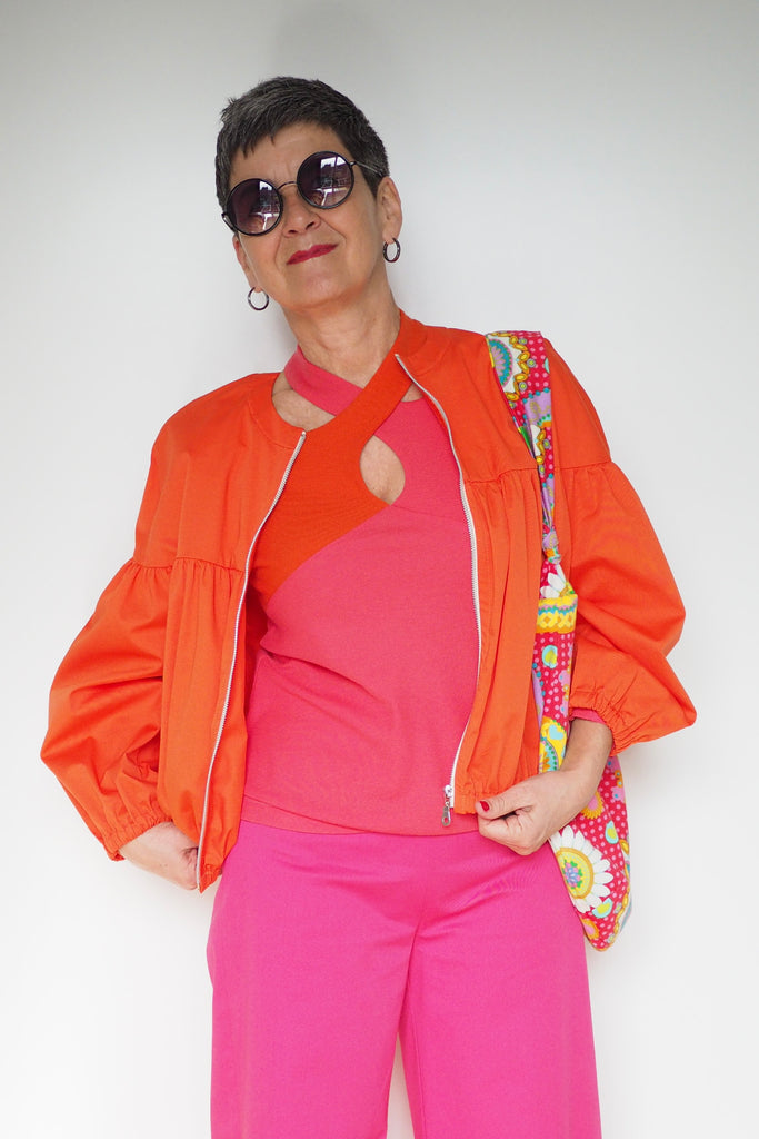 Nähbeispiel von unserem Cotton Stretch 